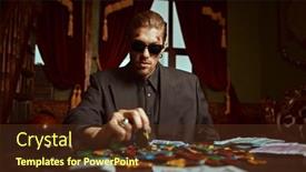  Presentation with gangster - Presentation enhanced with tough-gangster-man background and a tawny brown colored foreground