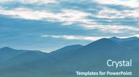  Presentation with tundra - Presentation featuring toundra - tundra landscapes above arctic circle background and a ocean colored foreground