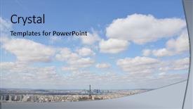  Presentation with tour - Slide deck featuring tour de france - paris background and a light blue colored foreground