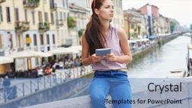  Presentation with old young - Theme having tour in old church background and a teal colored foreground