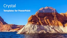  Presentation with tour - Audience pleasing slide set consisting of tour-on-a-tourist-boat backdrop and a teal colored foreground