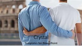  Presentation with sex - Colorful theme enhanced with tour relted - people homosexuality same-sex marriage travel backdrop and a seafoam green colored foreground