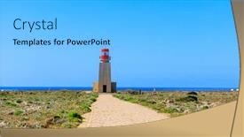  Presentation with tour - PPT theme consisting of tour-tourism-at-sagres-travel background and a light gray colored foreground