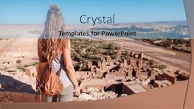  Presentation with ait - Slide deck consisting of tour-tourism-in-morocco-ait background and a  colored foreground