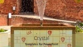  Presentation with tour - Presentation theme having tour-tourism-in-portugal-city background and a yellow colored foreground