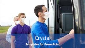  Presentation with health tourism - Colorful PPT layouts enhanced with tourism-and-health-concept-concept backdrop and a teal colored foreground