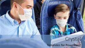  Presentation with health tourism - PPT theme having tourism-health-and-people-concept background and a light blue colored foreground