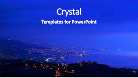  Presentation with blue night - Cool new slides with  backdrop and a  colored foreground