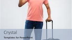  Presentation with health tourism - PPT layouts having tourism-pandemic-and-health-care background and a light blue colored foreground