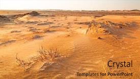  Presentation with abu dhabi united arab emirates - Colorful PPT theme enhanced with tourism saudi arabia - sandy desert near abu dhabi backdrop and a gold colored foreground