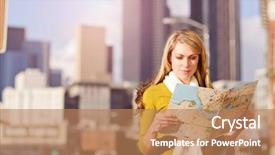  Presentation with black women beautiful woman - Amazing PPT theme having tourist attraction - shot of a beautiful caucasian backdrop and a coral colored foreground