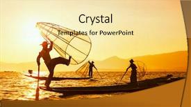  Presentation with rowing - Slide set having tourist attraction - vintage retro effect filtered hipster background and a blonde colored foreground