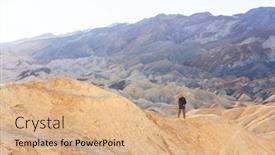  Presentation with death - Presentation theme enhanced with tourist-in-zabriski-point background and a  colored foreground
