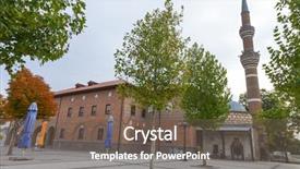  Presentation with ottoman empire - Cool new PPT layouts with tourist magnet in modern time backdrop and a violet colored foreground