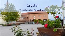  Presentation with ottoman empire - Slide set featuring tourist magnet in modern time background and a sky blue colored foreground