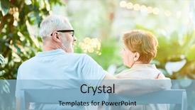  Presentation with journey - Audience pleasing presentation theme consisting of tourist resort and discussing plan backdrop and a light blue colored foreground