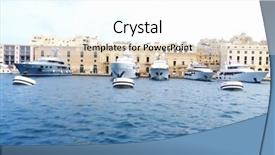  Presentation with malta - Presentation consisting of tourist-view-of-cityscape background and a white colored foreground