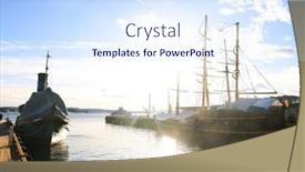  Presentation with dusk - Presentation design enhanced with touristic-scenic-view background and a  colored foreground