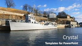  Presentation with dusk - Slides featuring touristic-scenic-view background and a  colored foreground