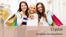  Presentation with tourism - Beautiful slides featuring consommateur touristique - shopping and tourism concept backdrop and a soft green colored foreground