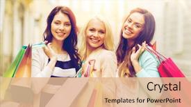  Presentation with tourism - Colorful PPT layouts enhanced with consommateur touristique - shopping and tourism concept backdrop and a  colored foreground