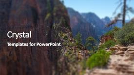  Presentation with angels - Beautiful theme featuring tourists and visitors barely visible backdrop and a dark gray colored foreground