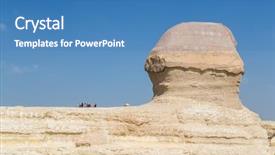  Presentation with tourists - Theme enhanced with tourists on the back background and a  colored foreground