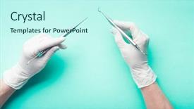  Presentation with risk management top view - Presentation featuring tourquise - top view of hands holding background and a cool aqua colored foreground