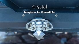  Presentation with suv - Presentation consisting of tow-hitch-for-towing background and a navy blue colored foreground