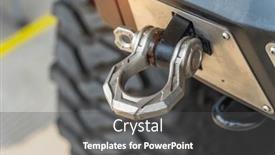  Presentation with suv - PPT layouts enhanced with tow-hitch-for-towing background and a dark gray colored foreground