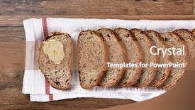  Presentation with multi - Cool new presentation theme with towel one slice is butter backdrop and a  colored foreground