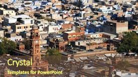  Presentation with jodhpur - Beautiful presentation featuring tower in jodhpur rajasthan india backdrop and a tawny brown colored foreground