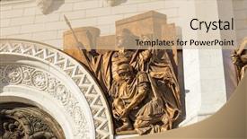  Presentation with christian - Audience pleasing PPT layouts consisting of tower inferno - fragment of external furniture backdrop and a soft green colored foreground