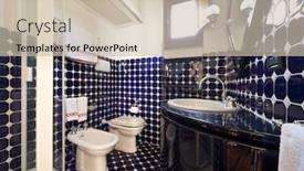  Presentation with apartments - Colorful theme enhanced with tower luxury residential apartments bathroom backdrop and a soft green colored foreground