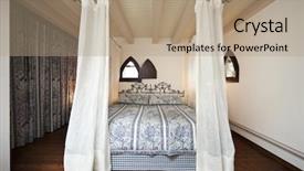  Presentation with apartments - Cool new presentation theme with tower luxury residential apartments canopy bed backdrop and a coral colored foreground