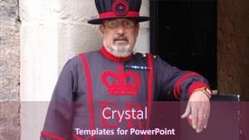  Presentation with august - Presentation design with tower-of-london-london-uk background and a violet colored foreground