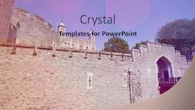  Presentation with london - Presentation theme enhanced with tower-of-london background and a light blue colored foreground