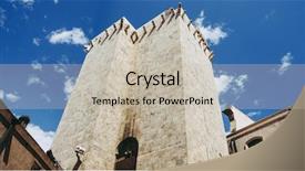  Presentation with tower - Cool new presentation theme with towers - torre dell elefante meaning tower backdrop and a soft green colored foreground