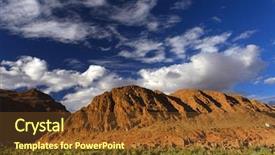  Presentation with oasis - Presentation having town and oasis of tinerhir background and a  colored foreground