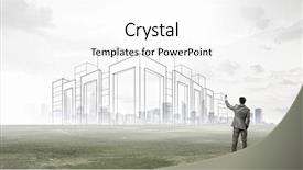  Presentation with town planning - Slide deck consisting of town planning - architect presenting his design background and a  colored foreground