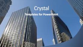  Presentation with san francisco - Amazing PPT theme having town san francisco sky scraper backdrop and a teal colored foreground