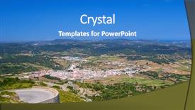  Presentation with aerial view of cape town - Amazing slide deck having town viewed from monte toro backdrop and a teal colored foreground