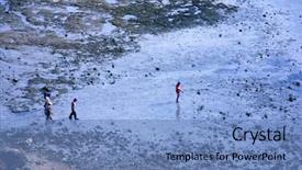  Presentation with documentary - Amazing theme having township around cebu city philippines backdrop and a teal colored foreground