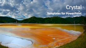  Presentation with polluted - Presentation theme having savings money concept banking background and a gray colored foreground.