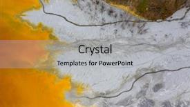  Presentation with toxic waste - Beautiful slide deck featuring toxicity - beautiful aerial pattern of colorful backdrop and a light gray colored foreground