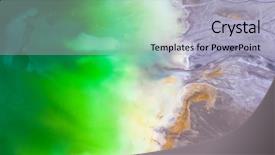  Presentation with toxic waste - Beautiful presentation design featuring toxico - beautiful aerial pattern of colorful backdrop and a light gray colored foreground