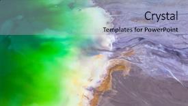  Presentation with toxic waste - Presentation design having toxico - beautiful aerial pattern of colorful background and a light blue colored foreground