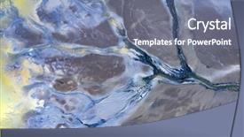  Presentation with toxic waste - Presentation theme consisting of toxico - beautiful aerial pattern of colorful background and a seafoam green colored foreground