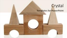  Presentation with michelle obama white house - Cool new presentation with toy blocks - wood house isolated on white backdrop and a coral colored foreground