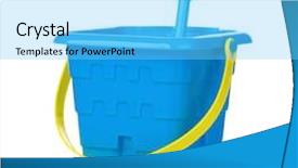  Presentation with spa white orchids black - Presentation featuring toy bucket and spade isolated background and a light blue colored foreground